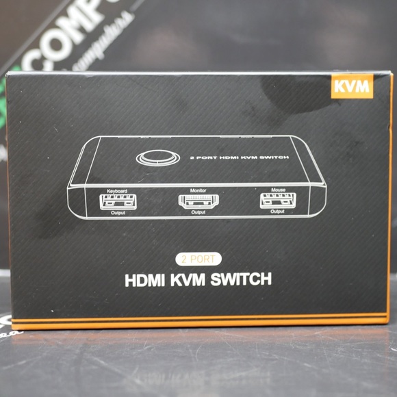 KVM Switch HDMI 2 Port Box ABLEWE USB and HDMI Switch - Picture 1 of 2